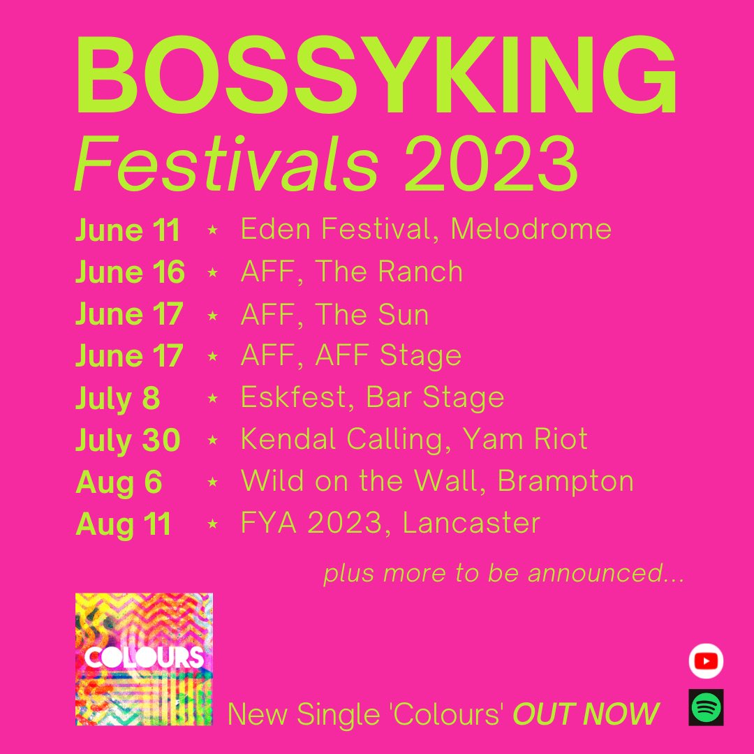 All this ☀️ is for sure putting us in the summer spirit. We’ve got a bunch of gorgeous festivals coming up this summer, hope to see ya down the front 🥰🥳🙌