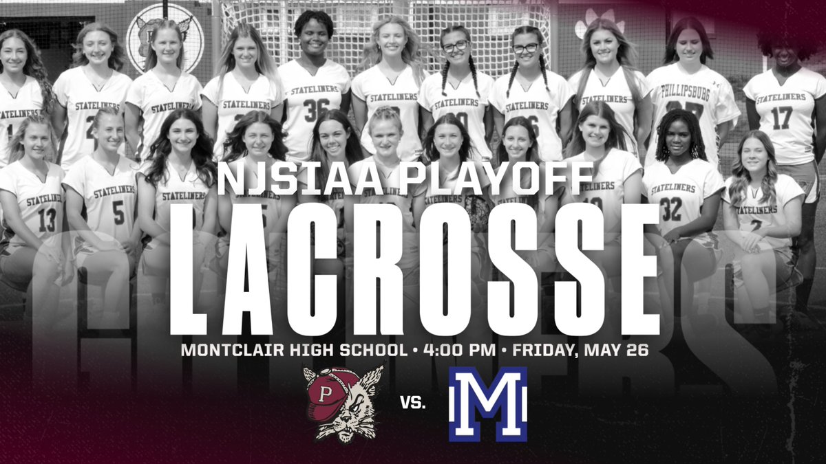 PHSStateliners's tweet image. 🥍Lady Liner Lacrosse will take on Montclair in Round 1 of the NJSIAA State Playoffs. #GoLiners
