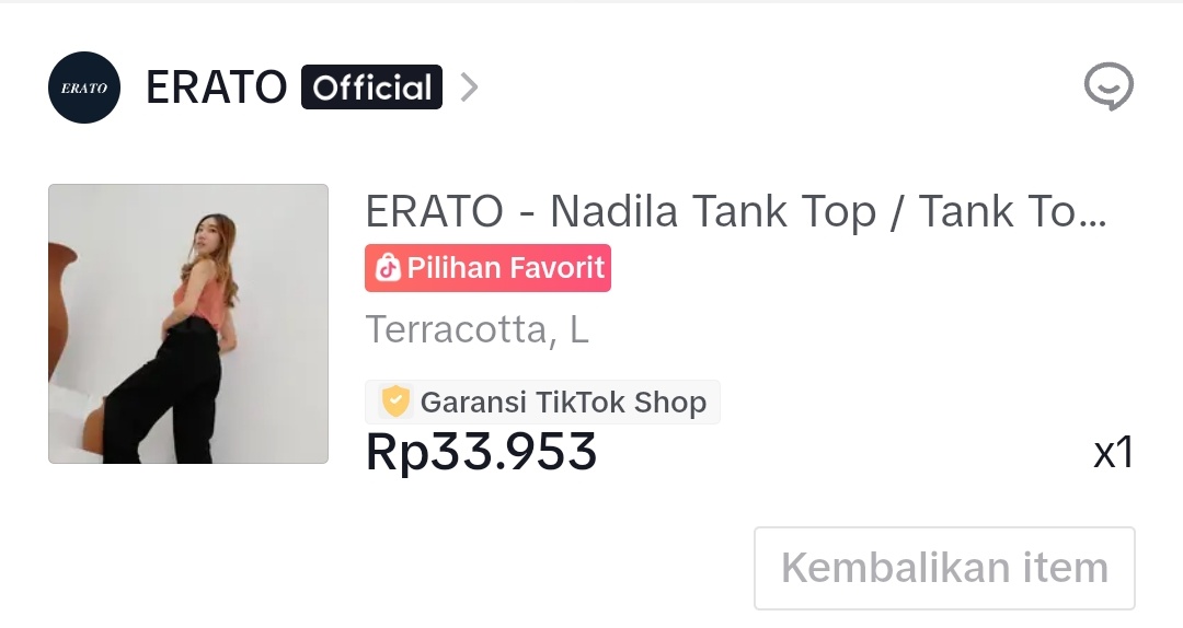 elfite's tweet image. PRELOVED CROP/TANK TOP

dari official storenya langsung, real pict, original 💯 NEW! belum pernah dipakai, prelove karna ternyata ga cocok sama tone kulit✌🏻