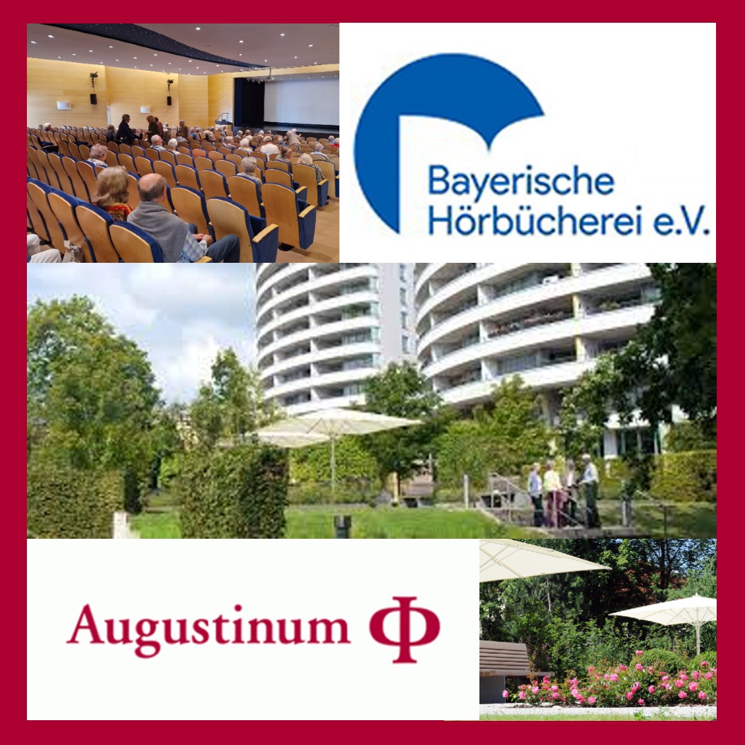 Älteren Menschen, die spät ihre Sehkraft verlieren und sich aufmachen, um eine neues "Lesen" mit den Ohren lernen, sind zu bewundern! Heute durften wir uns in der Seniorenresidenz Augustinum München-Neufriedenheim vorstellen. #maculardegeneration #glaucoma #retinitispigmentosa