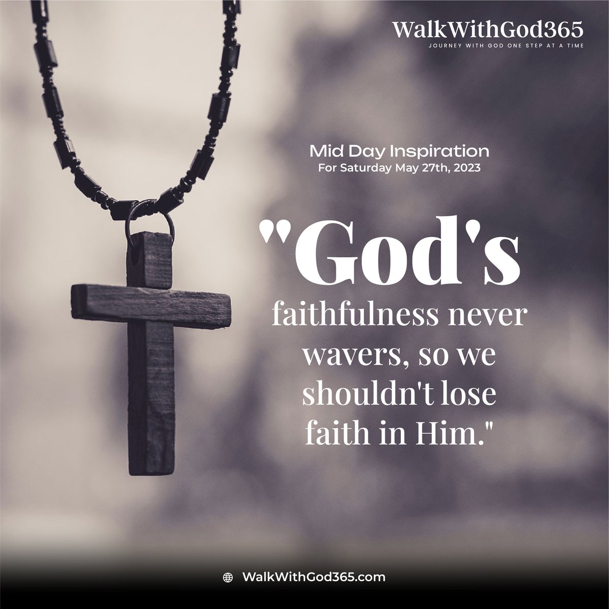 'God's faithfulness never wavers, so we shouldn't lose faith in Him.'#Lord #strength #God #HopeAndStrength #communitylove