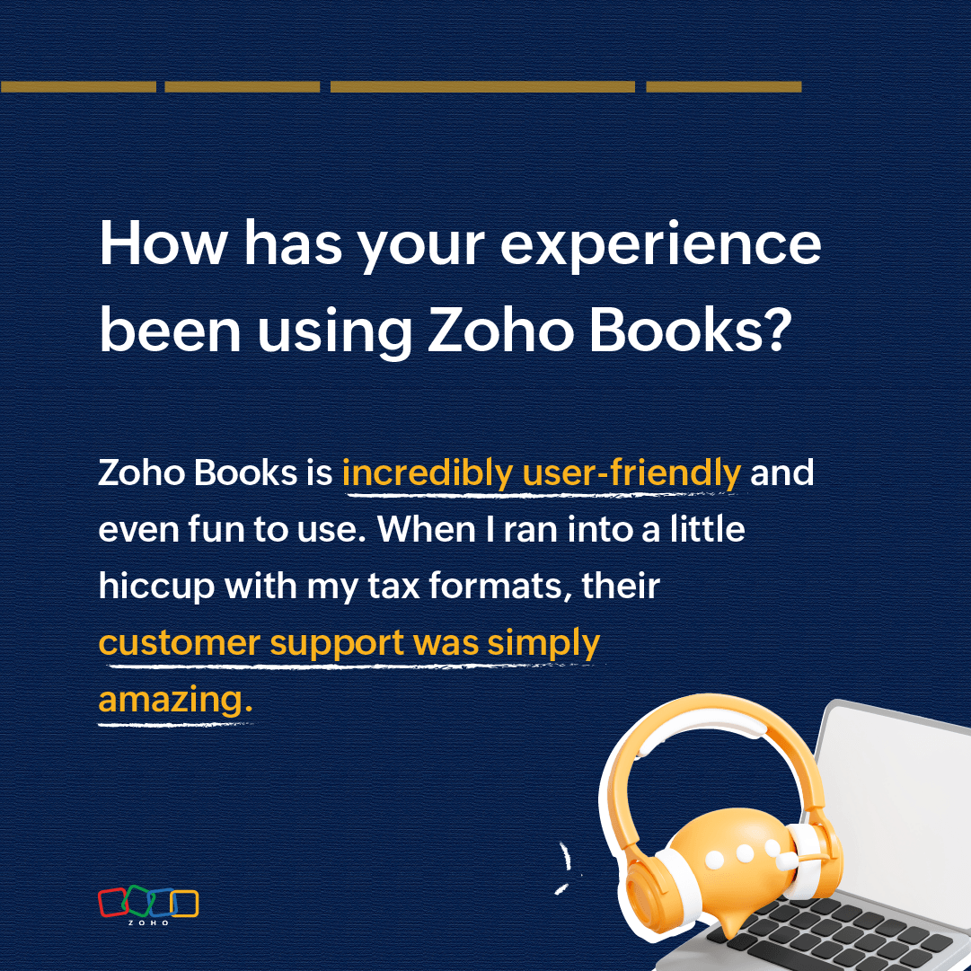 ZohoBooks's tweet photo. Dive into the world of seamless #Accounting with #ZohoBooks! 

Caroline, a #CHRP HR consultant from #Canada, shares her success story on how Zoho Books is revolutionizing her business finances and operations. https://t.co/M0WDy2Kn2N
