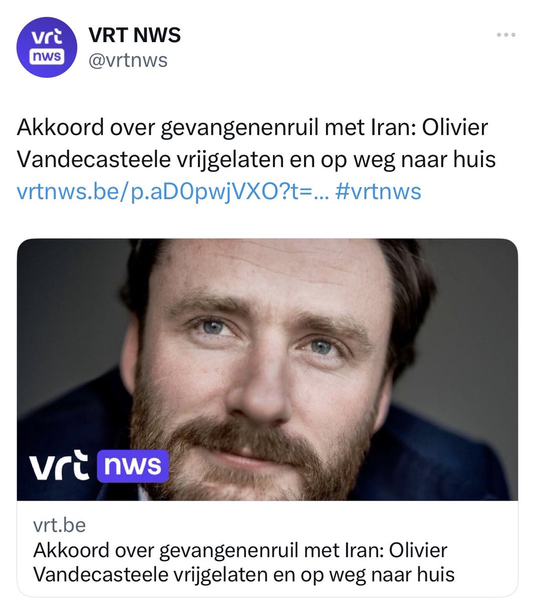 Eindelijk komt slachtoffer #Irandeal Olivier #Vandecasteele vrij. 

Maar…
• Vrijlating veroordeelde terrorist #Assadi;
• Arrest Grondw. Hof genegeerd; 
• Voorwaarde @groen voor goedkeuring Verdrag door regering aan laars gelapt. 

Machteloos België schaakmat gezet door #Iran.