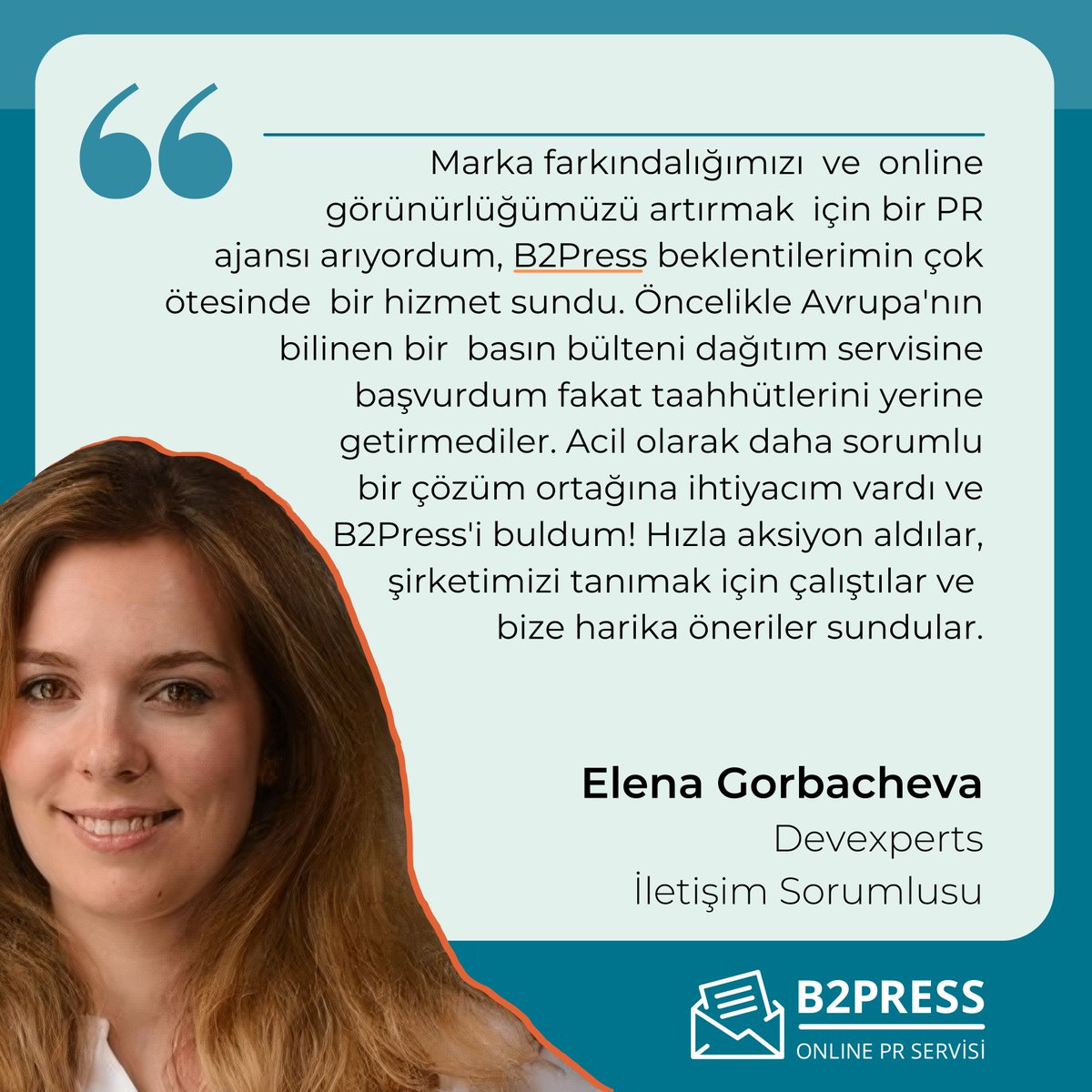 B2PressTR's tweet image. Yazılım sektörü üzerine uzmanlaşan ve kurumsal satışlar yapan Devexperts platformunun PR çalışmaları için tercihi B2Press oldu! Devexperts’in PR yolculuğuna eşlik etmekten mutluluk duyuyoruz. 😊
#Devexperts #PRforGrowth