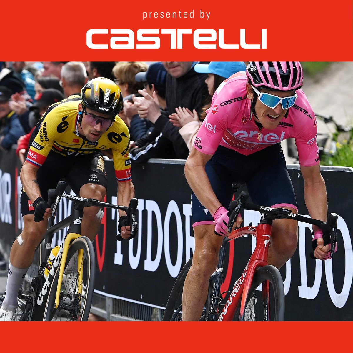 CASTELLI PODCAST | Giro d'Italia, Marginal Gains 🚀 Ever wondered how the @giroditalia classification leaders stay ahead of the pack? We'll take you behind the scenes: SPOTIFY  lnkd.in/d58vifFK APPLE Podcast: lnkd.in/dUizgGZu #GirodItalia #Giro106 #podcast