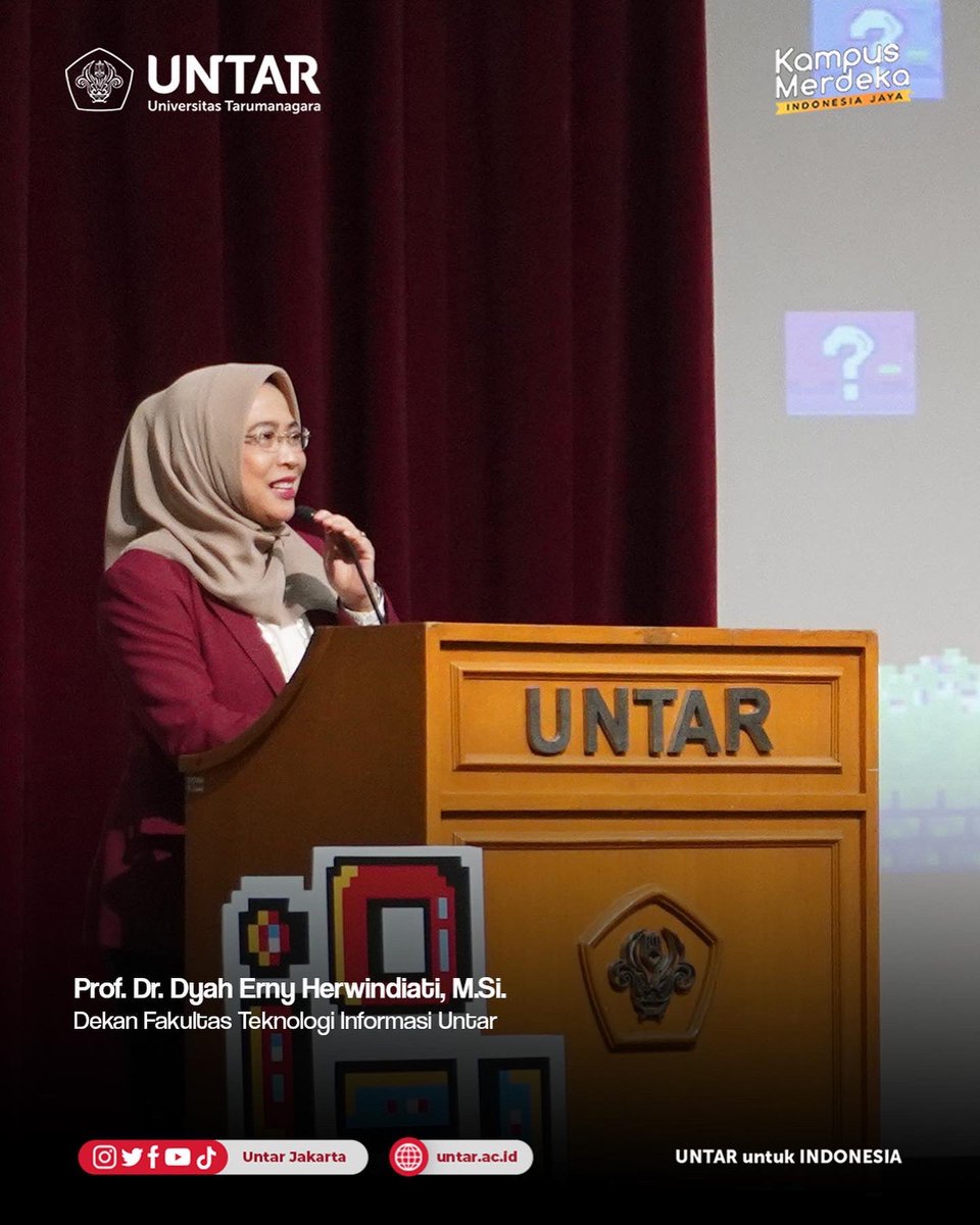 UntarJakarta's tweet photo. Selamat Memperingati Dies Natalis ke-21 FTI Untar! ❤️‍🔥

Fakultas Teknologi Informasi (FTI) Untar sukses menyelenggarakan IO Festival, Kamis (25/5) di Auditorium Untar. 🤩

Super keren-keren banget lho! 🤩

#Untar
#UntarJakarta https://t.co/AvXjUvjacx