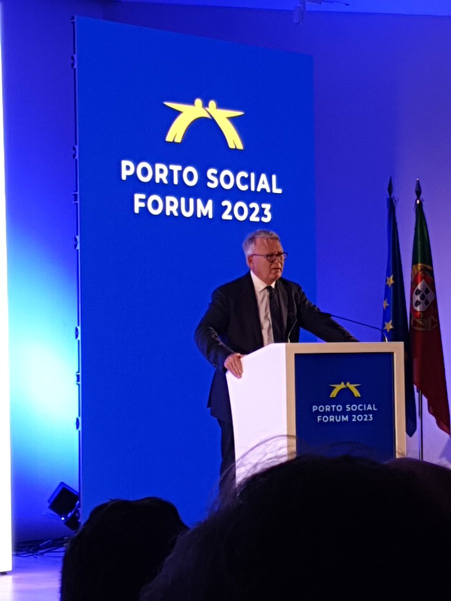 #PortoSocialForum2023 side events starting right now. Good to hear @NicolasSchmitEU that we need #socialinvestment to achieve a more social Europe.