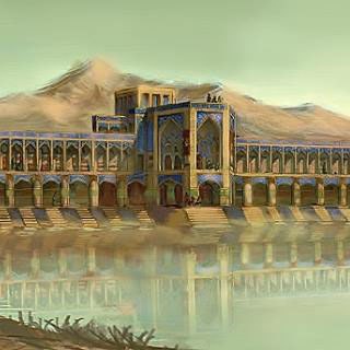 confounded65's tweet image. پل خواجوی اصفهان زمان قاجار