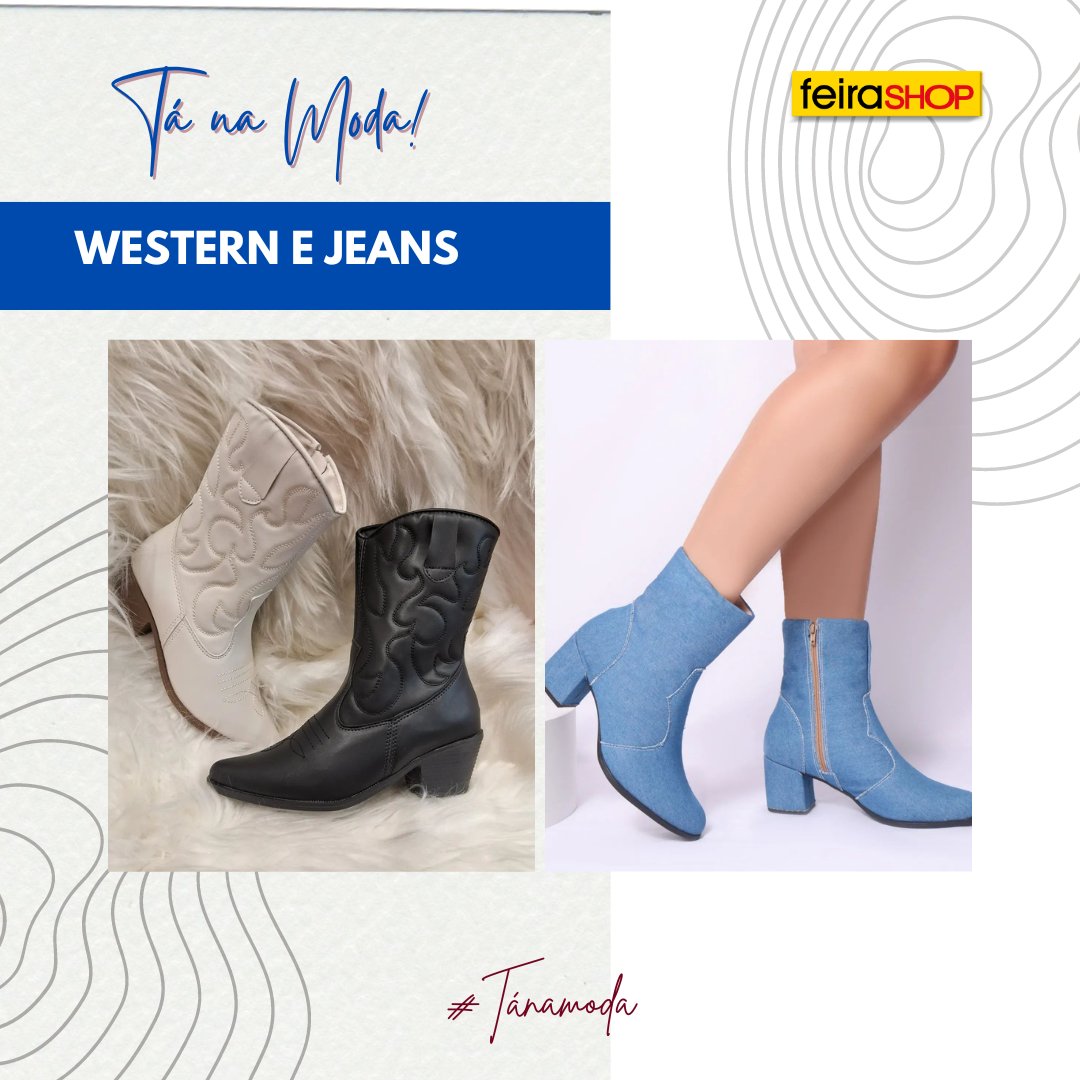 FeiraShop's tweet image. 👢As botas que estão na moda têm na #FeiraShop 🤩 #modabh #botabh #jeansbh #western

➡➡ Onde encontrar: na Feira Shop da rua São Paulo, 815, Centro, BH

Bota western
Márcia Luciene Calçados, A10 e A12

Bota jeans
Bellamari Calçados, G36