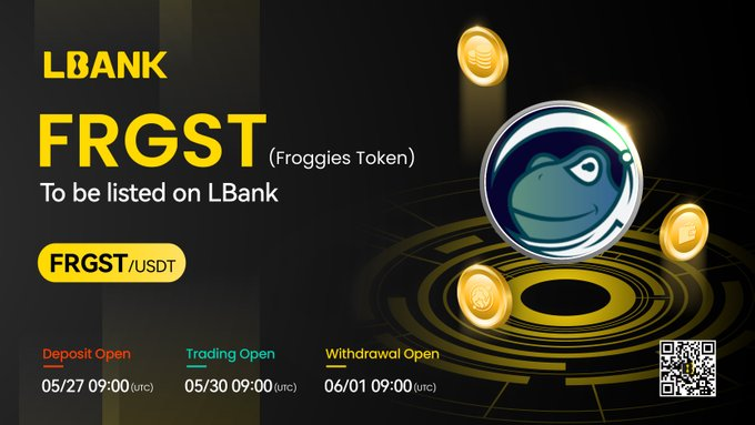 next_thing_'s tweet photo. $FRGST IS LISTING ON LBANK

We deliver our first May promise, a top-10 exchange listing; LBANK

Deposit time: 27th May      9am UTC
Trading start: 30th May      9am UTC
Withdrawal time:  1st  June      9am UTC

This is just the beginning...
Stay tuned for more! https://t.co/Ur9T6iof9C