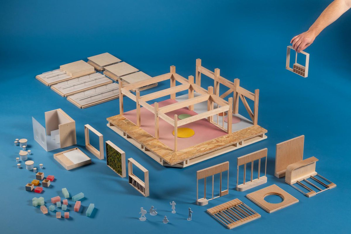 arquitect_viva's tweet image. Sistema modular de madera para construir escuelas en Ámsterdam
Dirigido por David Gianotten / OMA y desarrollado por el colectivo de arquitectos, ingenieros e investigadores de Circlewood, el programa levantará escuelas de primaria en los próximos 10 años
arquitecturaviva.com/obras/sistema-…