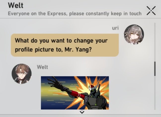 i love a fictional man.

--AND HE'S A GROWN ASS MAN WHO DOESN'T KNOW HOW TO CHANGE HIS PROFILE PICTURE AND LOVES MECHA ANIME.

Welt Yang is a perfect man :)