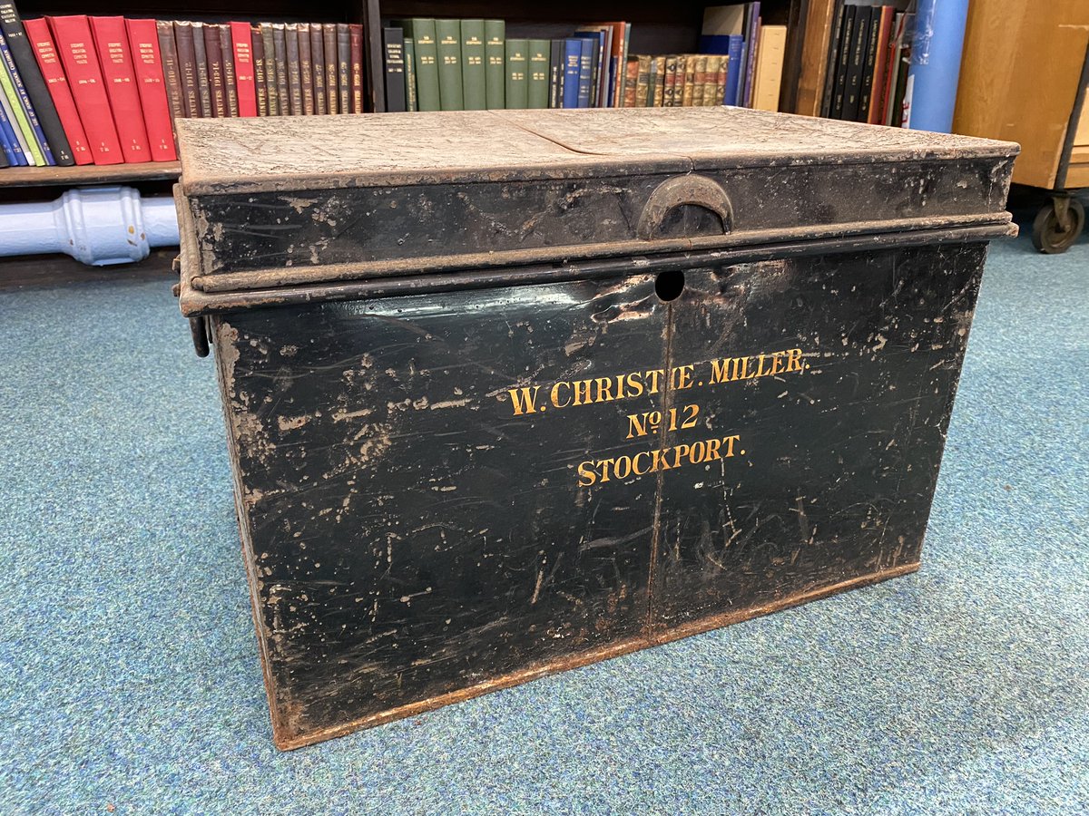 SMBC_Libraries's tweet photo. A mystery metal box in our #archives...
We believe this belonged to Wakefield Christie-Miller (pictured), an heir and partner of Christy's #hatworks between 1859 and 1898. What do you think it contained?
Discover our Christy archives: https://t.co/l4mTFxJPXT
#HeritageHighlights https://t.co/iTAu5ubZiu