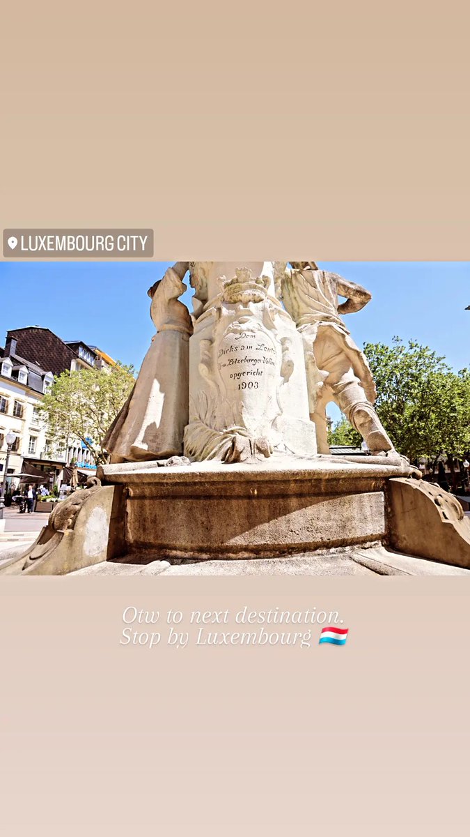 She's also stop by in Luxembourg City 😍

#JungSoMin  #정소민
Jung SoMin 13th Anniversary