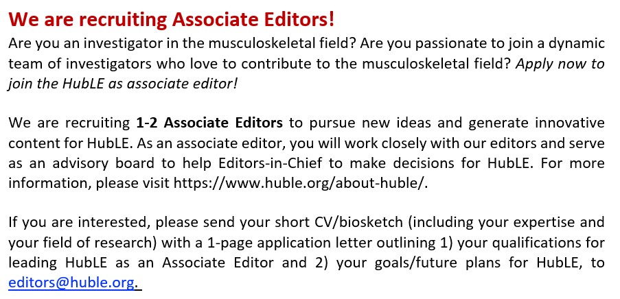 IFMRSHubLE's tweet photo. HubLe is recruiting Associate Editors! https://t.co/98ES8QEdL2