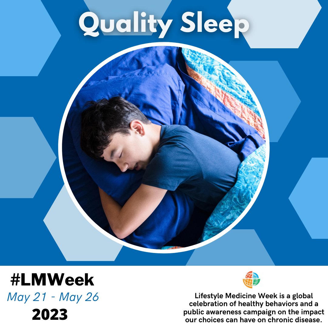 SocietyLm's tweet image. LM week -  Sleep
#lmweek #lifestylemedicine #lifemedglobal #PALM #sleep