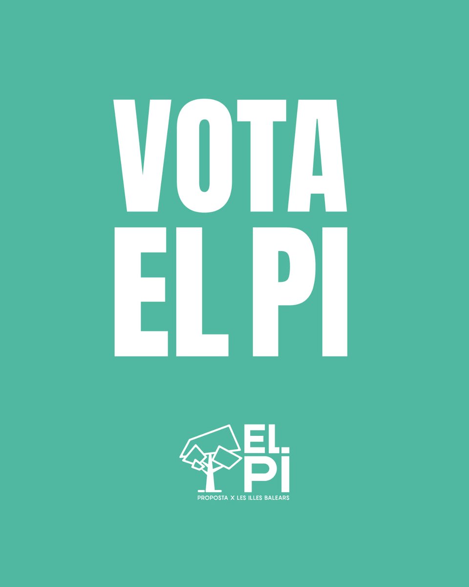 Si jo fos tu, ho tendria clar. 

Aquest #28M vota El Pi✨