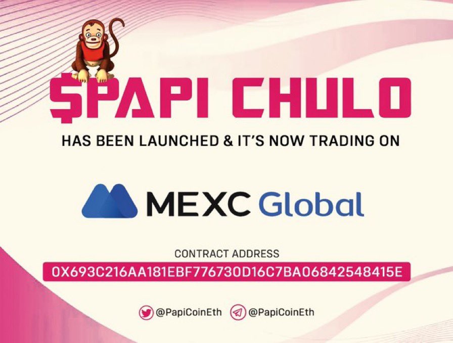 tgo1900's tweet photo. @cryptogems555 #papi #mexc https://t.co/EaDXPfENlj