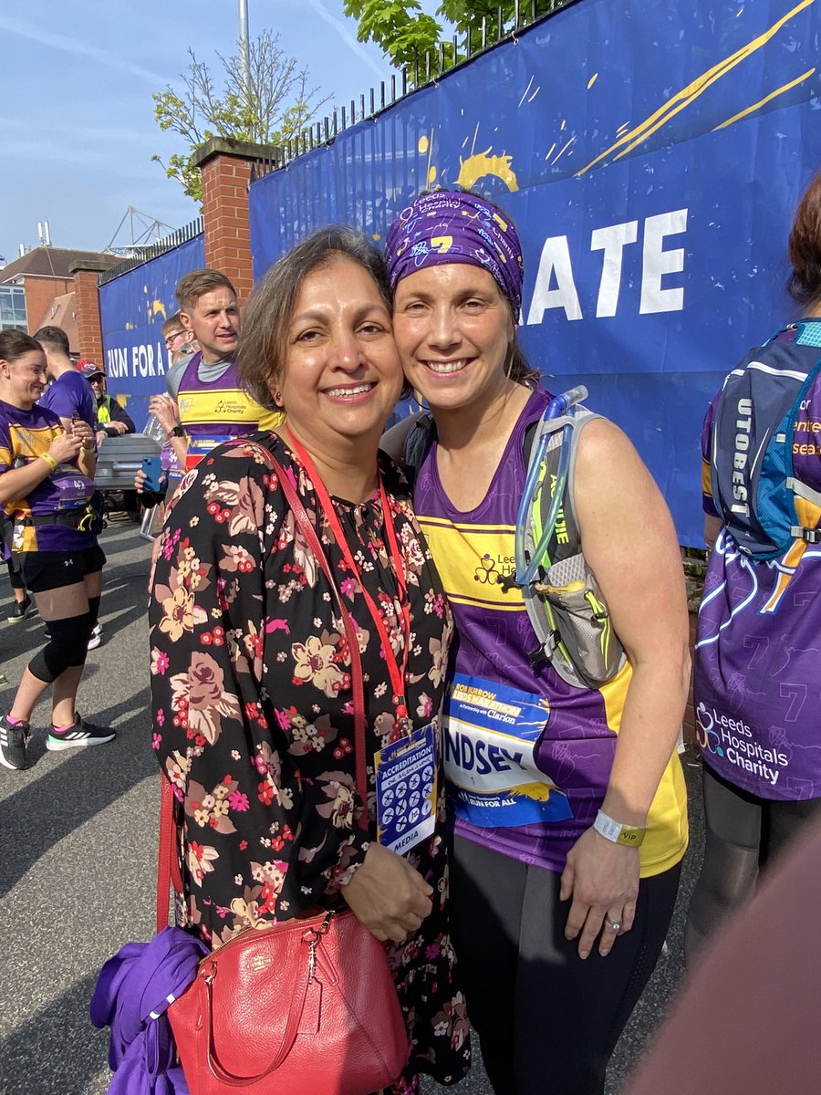 Running a marathon .. whilst being a mother, a wife, a carer, an NHS Key worker … being a rock … finding that strength within to keep going ! So much to learn from Lindsey and <a href="/Rob7Burrow/">Rob Burrow CBE</a> .. well done Lindsey .. so very proud of you !!