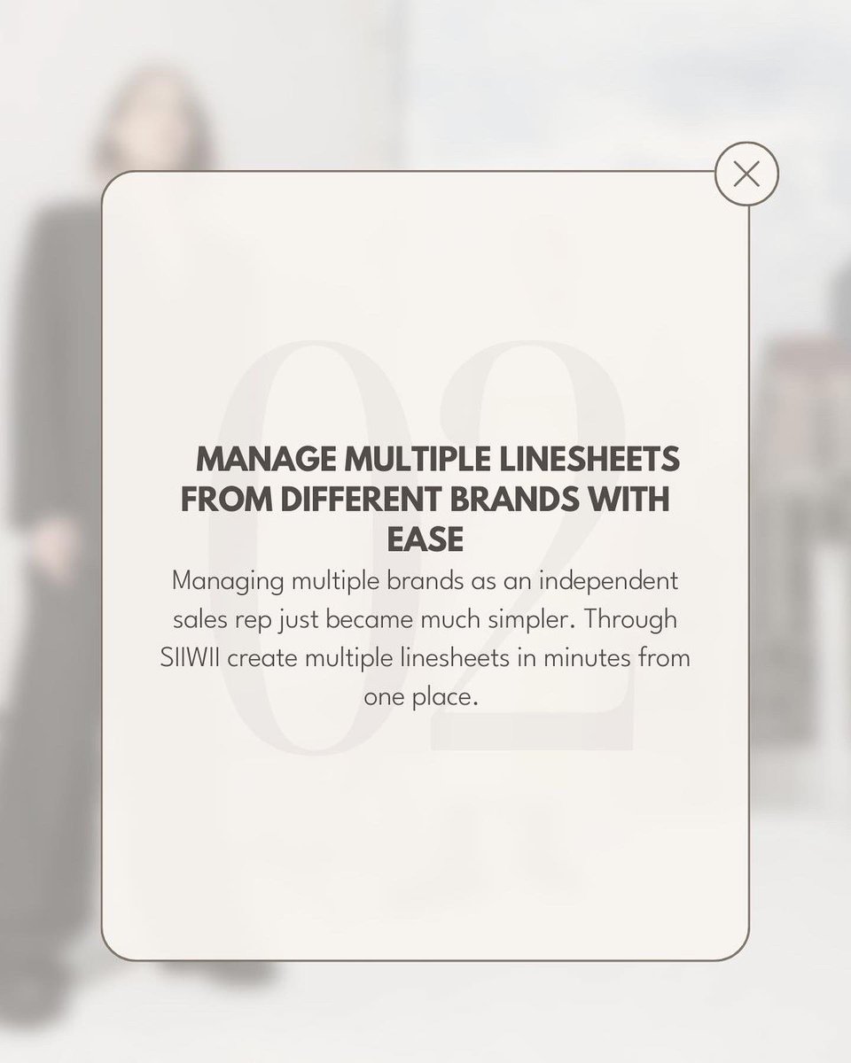SIIWIINetwork's tweet image. How to get the best out of the SIIWII linesheet creator wizard 🤩

Start for free on SIIWII.net

#linesheet #wholesale  #wholesaleclothing #wholesalefashion #retailer #fashionbuyer #productassortment #apparel #apparelindustry #fashiontech #fashionindustry #linesheets