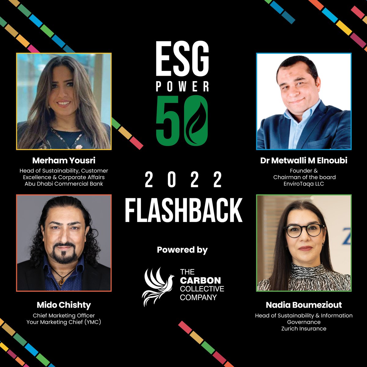 TheCarbonCC's tweet photo. Let’s hear it for this week’s 2022 ESG Power 50 Flashback series champions, recognised for their work in ESG and sustainability in the region! 👏

If you want to check out the full list of ESG Power 50 champions of 2022, click here 👉 https://t.co/CdZMVApvPe

#ESGpower50 https://t.co/5NVuvc9iKt