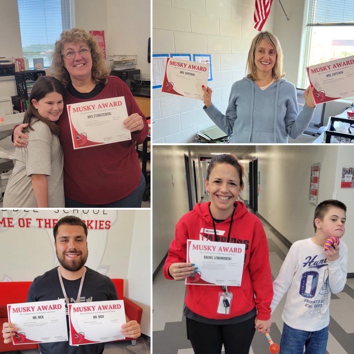 So proud of all on staff who were honored with Musky Awards #mlmuskypride