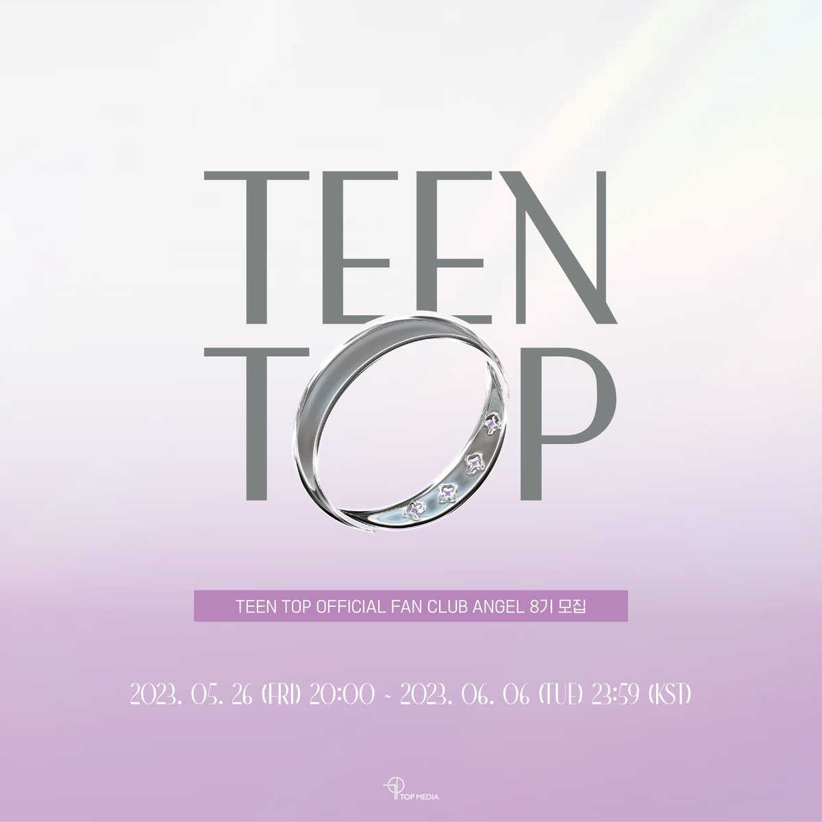 💜 TEEN TOP 🪽
✨OFFICIAL FANCLUB ANGEL 8th OPEN ✨

👑 bit.ly/43eY6Ac 

#TEENTOP #틴탑 #ANGEL_8th