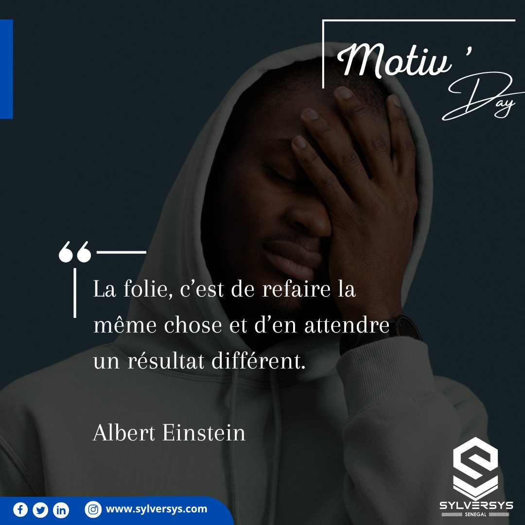 SylversysSn's tweet photo. Excellente semaine à tous !

#mondayquote #mondaymotivaton #Motivation  #sylversys
#Senegal  #Dakar https://t.co/Ts90LOL9Wg