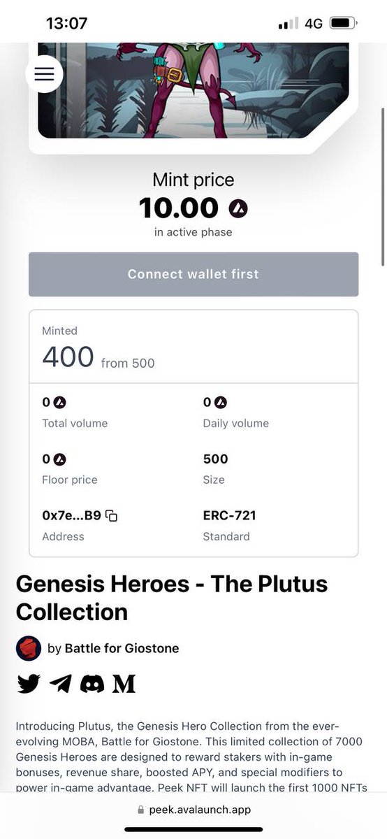 StefanSavevski_'s tweet photo. 🚨 Last chance alert! 🚨 

Today is the final day to grab your Battle For Giostone Genesis Hero on @Peek_NFT, and there are only 100 left! 

Don't wait – mint now before it's too late! https://t.co/pydq5wd1dQ
