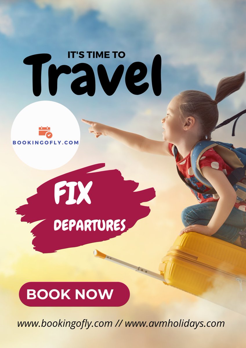 bookingofly's tweet photo. B2B Summer Cheapest Airfare FIX DEPARTURES Ex DEL,BLR,MUM,AMD,SXR,IXL,IXB,IXJ,GOA,HYD And Many More Sectors Available By https://t.co/fuOt2bCa2t https://t.co/IC6gqPAGmH   call 011 40349099 #Trending #summertravel #summerholidays #holidays #goa #Flights #cheapflights #indiatravel https://t.co/oZrKr1Wej5