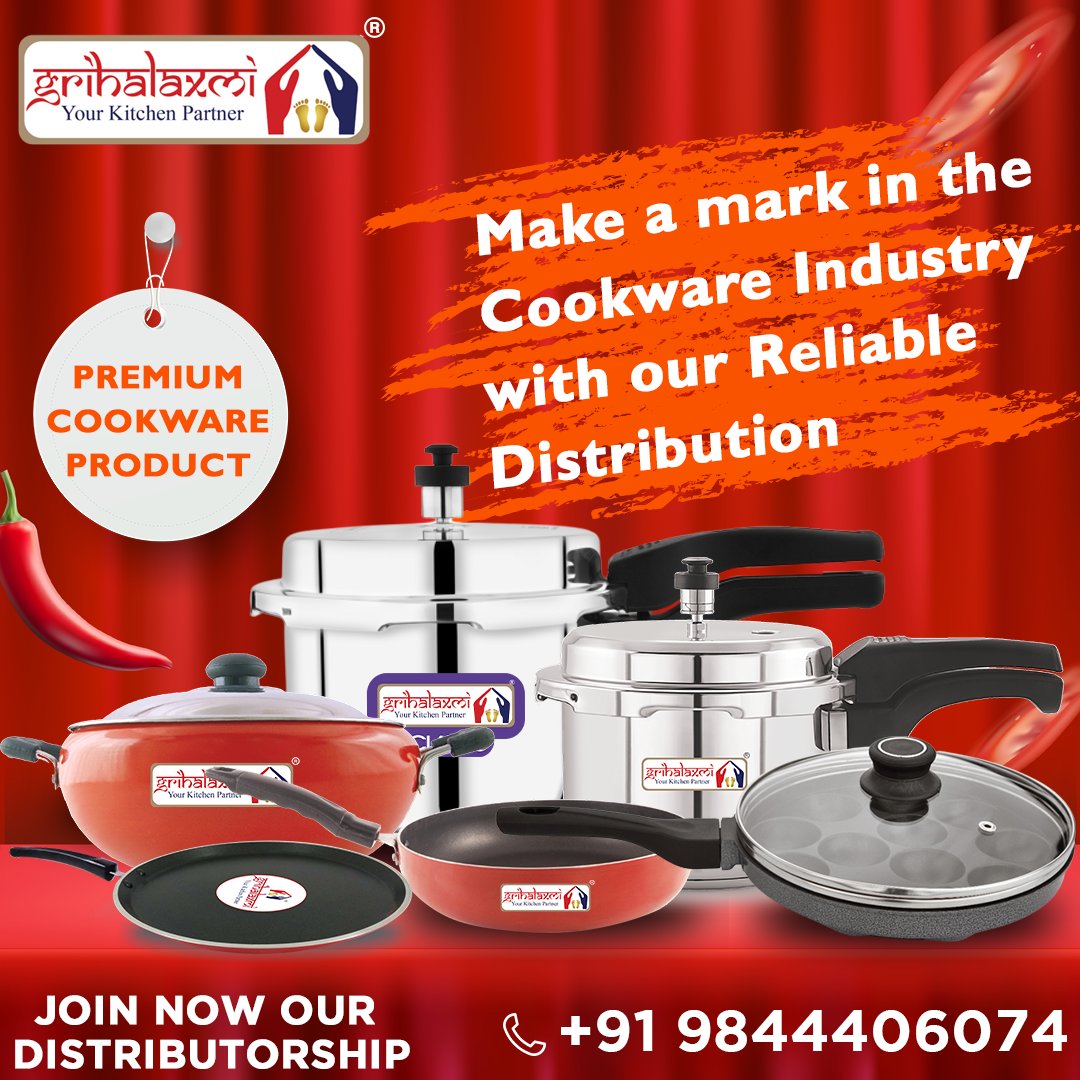 🍯Make a mark in the Cookware Industry with our Reliable Distribution🍯
Follow us for more updates 👇👇👇
.
.
.
👉@grihalaxmicookware 👈
👉@grihalaxmicookware👈
👉@grihalaxmicookware👈
.
.
.
#cooker #smartkitchen
#Cooking #cookingutensil #cookingwork #kitchappliances #kitchen