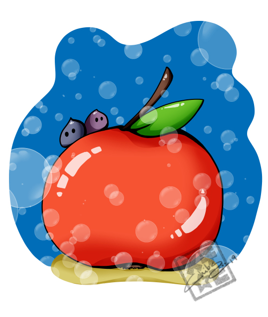 An apple a day keeps the doctor away? I think these tiny Plopps will be needing a lot longer than a day to get through this juicy apple 😉 The bigger Plopps in chilimochi.com/plopps-way-home can eat an apple in just one bite though. #indiegame #indiedev #gamedev Art by @Chibs8D