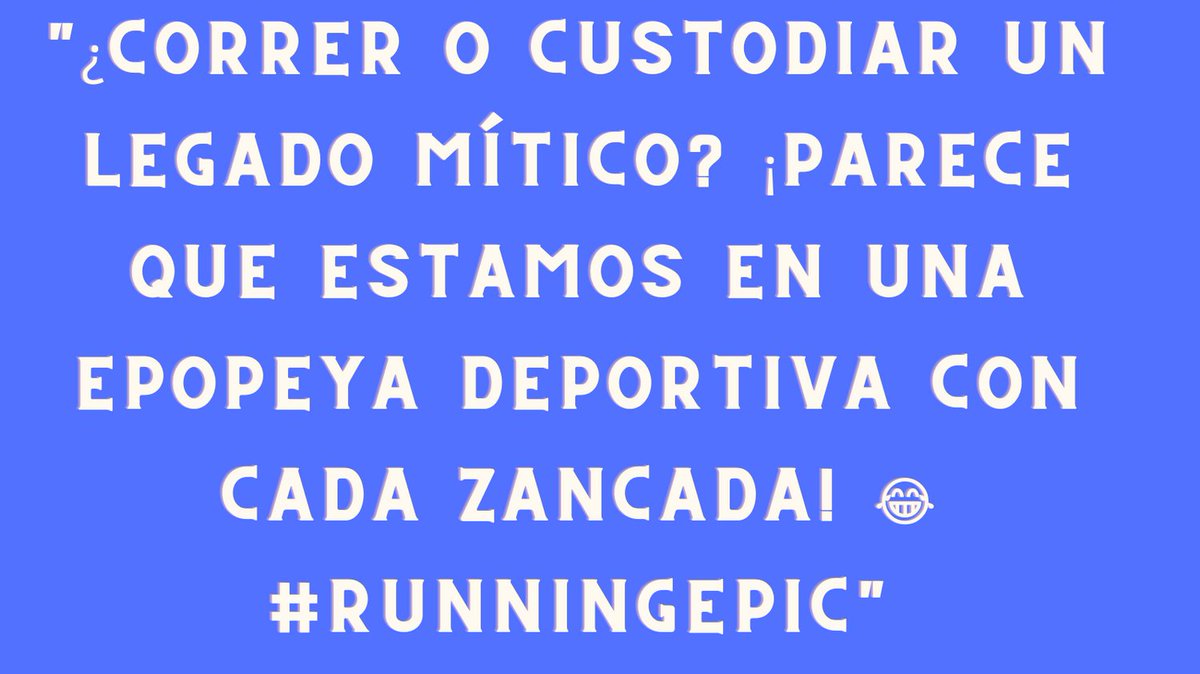 ClubMaratonBdz's tweet photo. https://t.co/I824mZhEbN