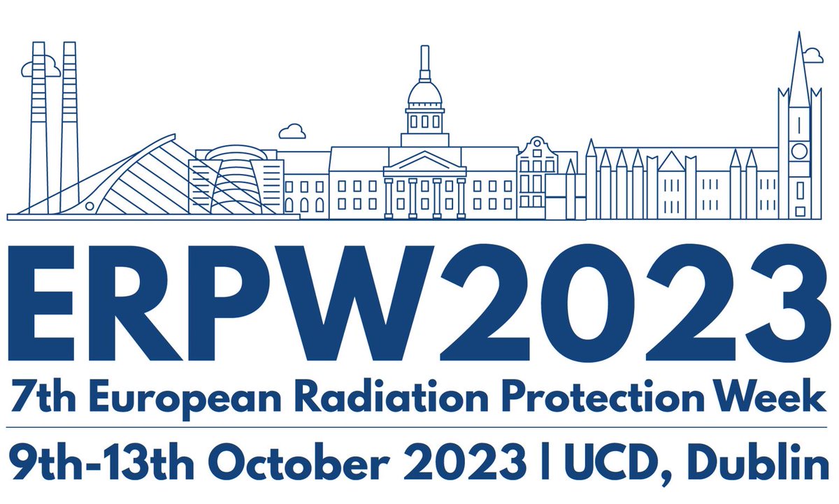 🚨#ERPW2023 Abstract submission deadline extended🚨
We have extended our abstract deadline for European Radiation Protection Week 2023, which takes place @ucddublin, to Sunday June 11 @ 23:59CET!

Accepting abstracts linked to all aspects of RP! ☢️

ucd.ie/ERPW2023