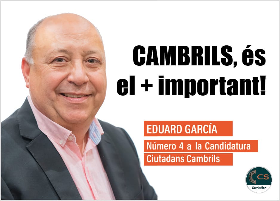 Gracias a todas y a todos los que habéis dedicado vuestro tiempo a escuchar nuestras propuestas. Presentamos una candidatura con capacidad demostrada de trabajo preparada para asumir nuevos retos #Cambrils <a href="/JCRomeraGil/">Juan Carlos Romera Gil 🧡</a> <a href="/sgamezcambrils/">Santi Gamez</a> <a href="/_YolandaBurgos/">YOLANDA BURGOS</a> <a href="/EDUARDO72165870/">Eduardo García Fernández</a>