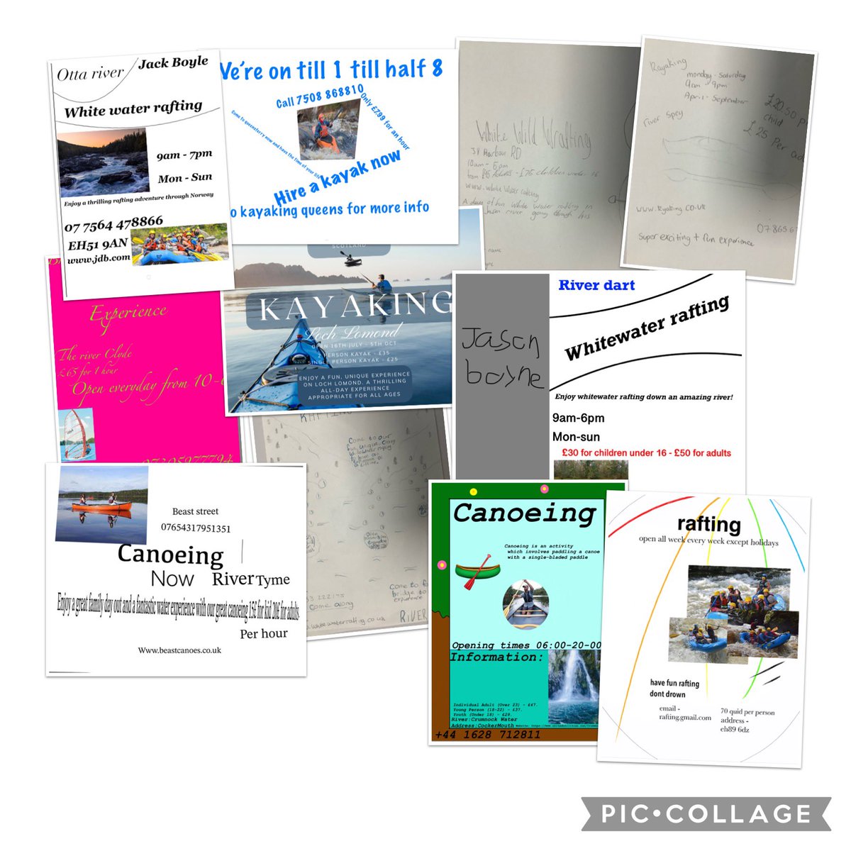 <a href="/BA_SocialSubs/">BA Social Subjects & RMPS</a> <a href="/Boness_Academy/">Bo'ness Academy</a> some great adverts for activities which could take place along rivers from my S2 class, demonstrating their knowledge on river land use and their creative skills 🛶