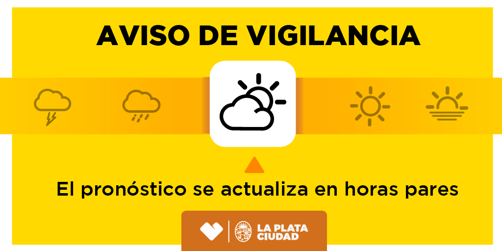 ClimaMLP's tweet photo. 08:00 ACTUALIZACIÓN (Parte III)
Por las condiciones hidrometeorológicas actuales, extendemos la Vigilancia hasta las 10 AM, con una nueva actualización a esa hora.
Seguimos bajo NAR NARANJA.
Esté atento a las directivas y recomendaciones de @LaPlataMLP @DefensaCivilMLP https://t.co/OGsxdYsOhg