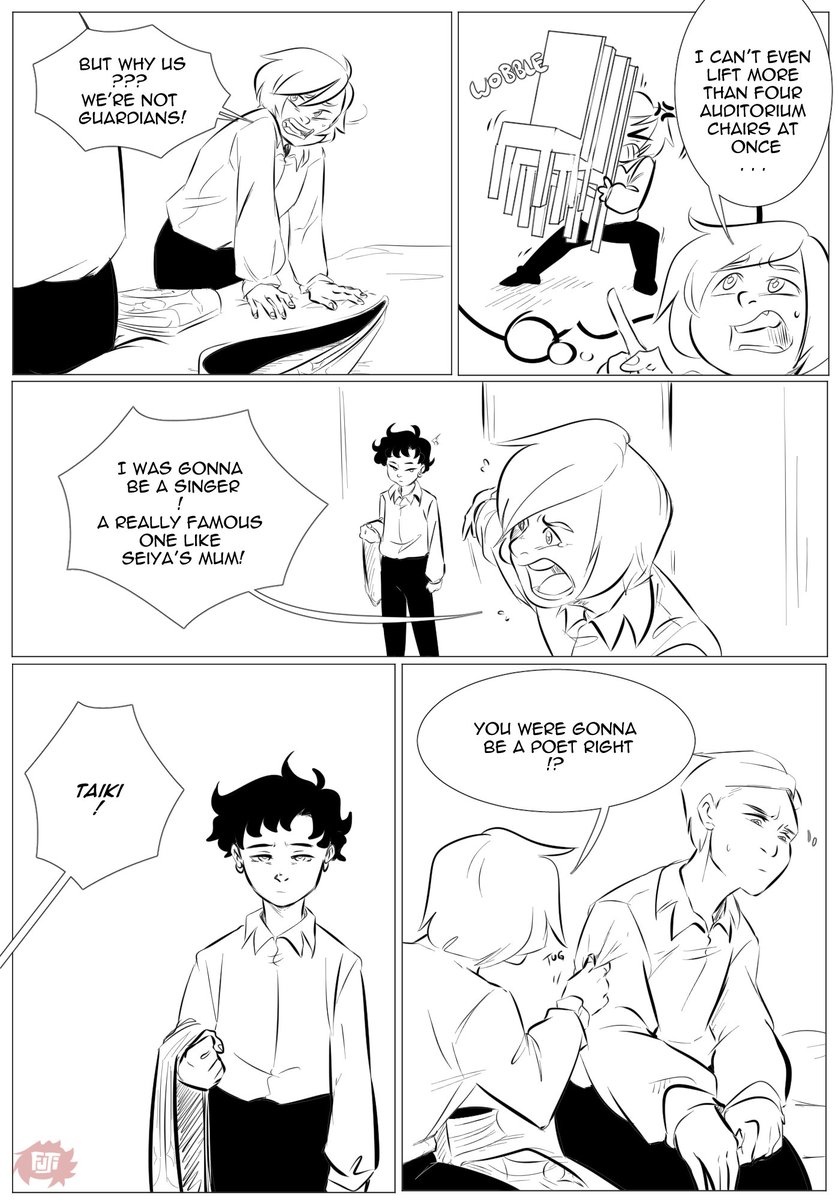 FujiFingerZ's tweet image. (1/3) #SailorMoon #sailorstars 
happy anniversary to me giving the starlight's ponytails an origin story~