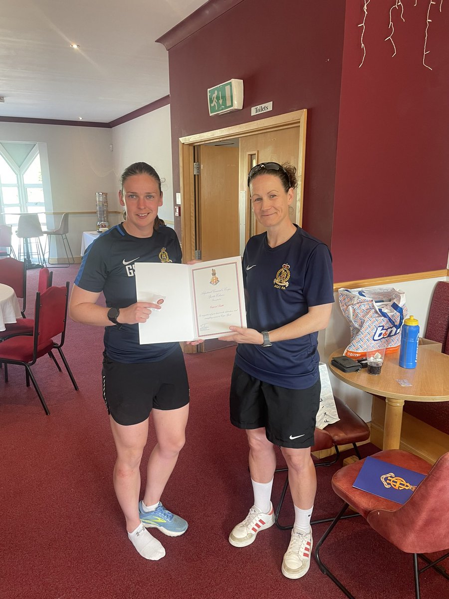 agc_football's tweet photo. Corps Colours 🎖️

Congratulations to Cpl Kim Noonan, Cpl Lois Jacobs, Cpl Georgia Smith, Sgt Charlene Rooney and Sgt Lisa Ward (currently deployed) on your Corps Colours! https://t.co/P8WWvNjnnw