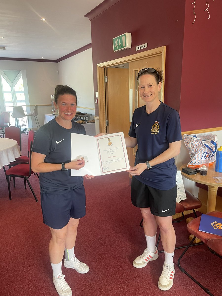 agc_football's tweet photo. Corps Colours 🎖️

Congratulations to Cpl Kim Noonan, Cpl Lois Jacobs, Cpl Georgia Smith, Sgt Charlene Rooney and Sgt Lisa Ward (currently deployed) on your Corps Colours! https://t.co/P8WWvNjnnw