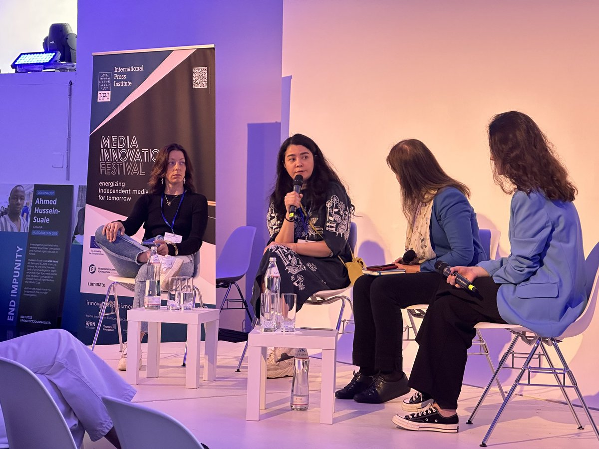 At #IPIWoCo some of the most powerful statements I have heard so far have been from three female Ukrainian editors reporting on the front lines, as well as Walid Omary, Al-Jazeera’s Jerusalem Bureau chief and a friend and colleague of the murdered journalist Shireen Abu Akleh.