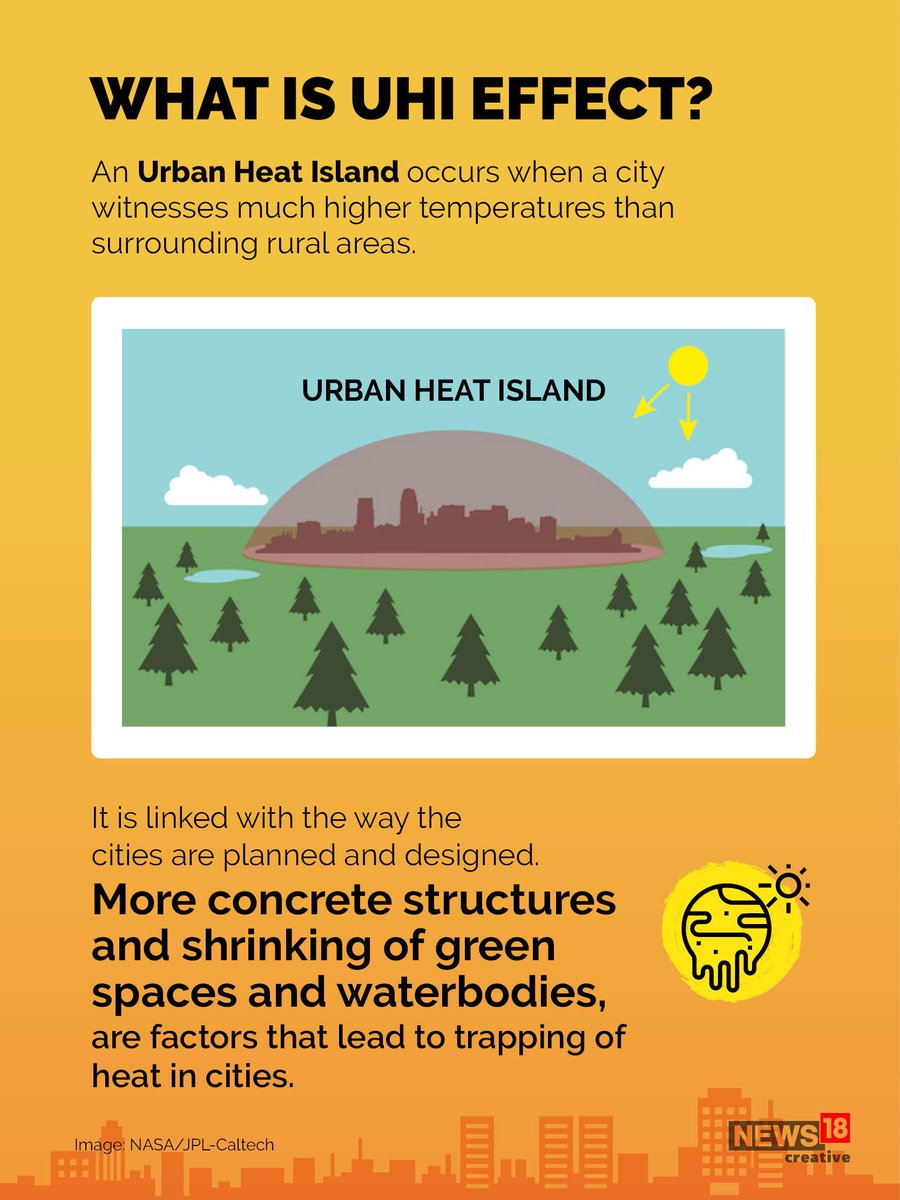 CNBCTV18 on Twitter "Explainer Why cities are warmer than rural