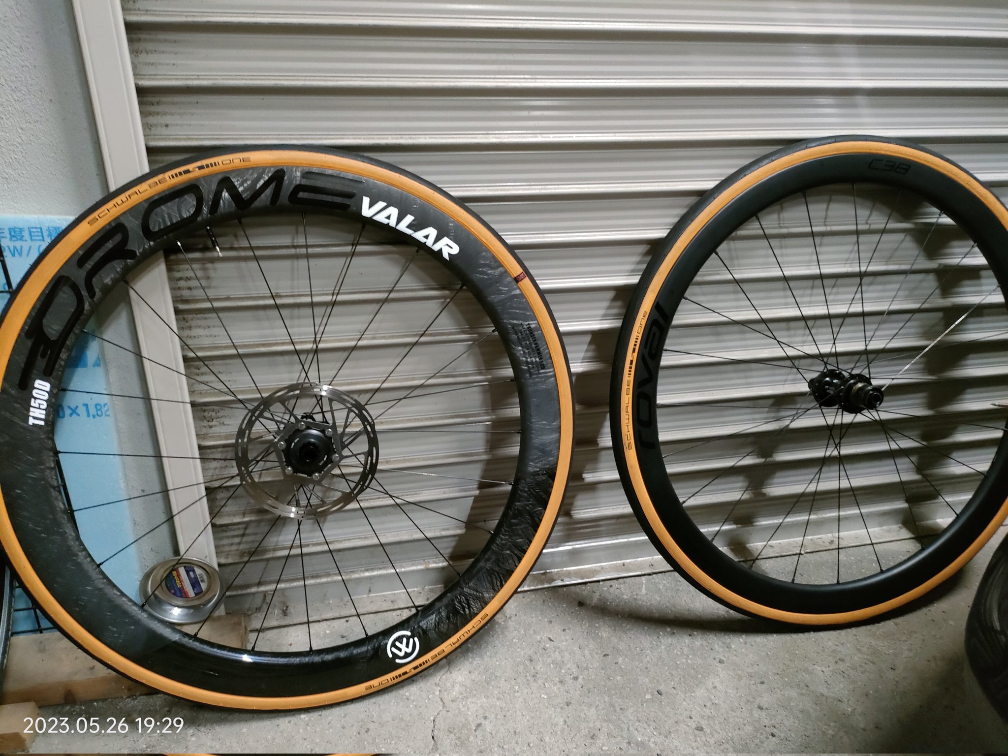 OROME VALAR TH50D カーボン ディスク ホイールセット