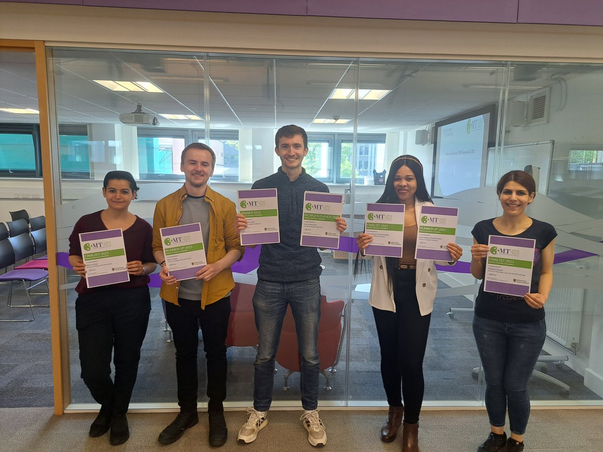 DavidIBrennan_'s tweet photo. Really happy to have won Abertay Universities postgraduate 3MT competition. It was also great to hear about so many interesting projects taking place in the Graduate School. Looking forward to the  national quarter finals in July. https://t.co/v1ysGU5j8W