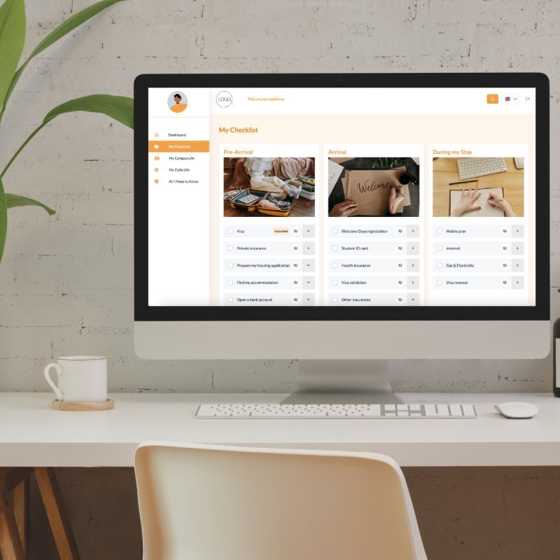 studynco's tweet photo. 🌟New features alert!🌟
Elevate onboarding for international students with our enhanced Digital Welcome Desk! Simplify administrative procedures, provide vital resources, and create a sense of belonging

#DigitalWelcomeDesk #HigherEd #StudentExperience #Onboarding #StudentSuccess https://t.co/tU8FU5zlj8