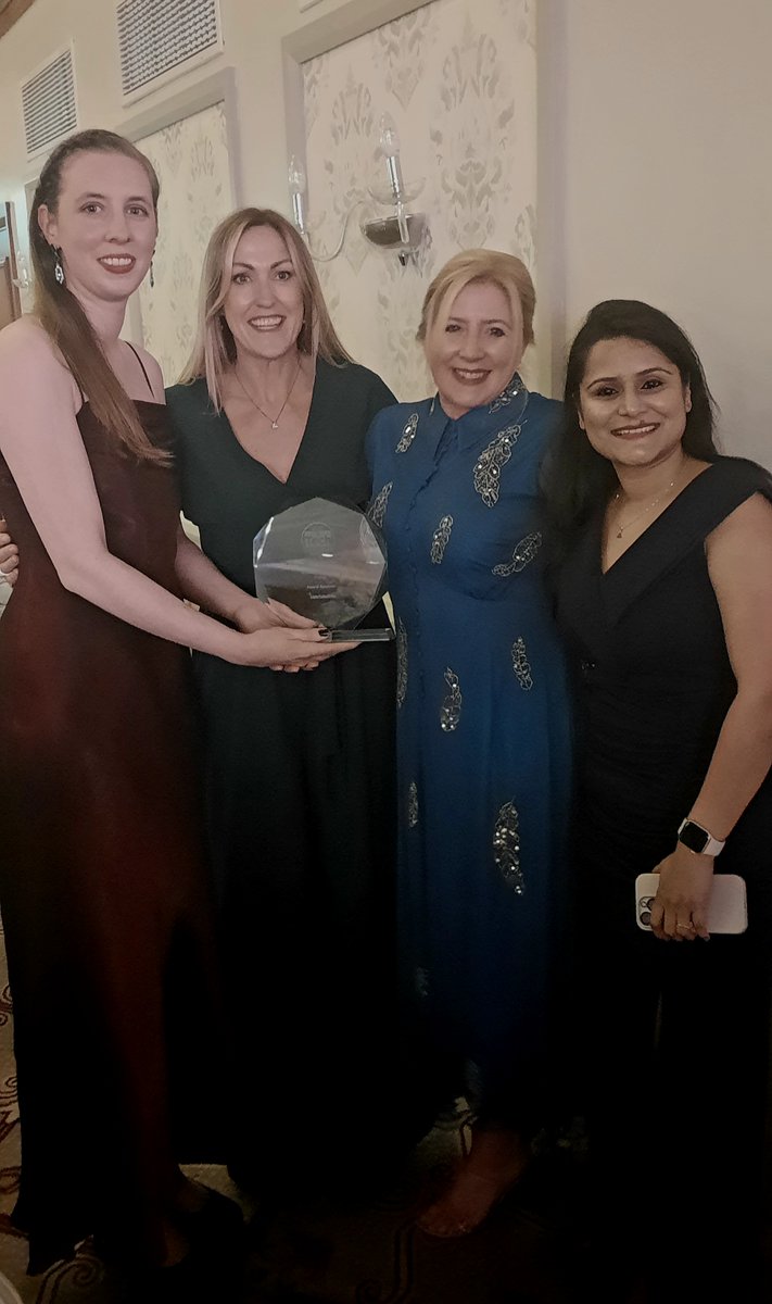 I am delighted to share that we picked up the #Sustainablity award at #TecEx23 last night. Fantastic recognition of our programme and the efforts of the local Green Team in living up to our Fujitsu Climate and Energy Vision.