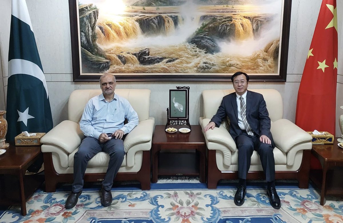 Met His Excellency Yang Yundong, the Consul General of China in Karachi today. Discussed matters of mutual interest, including the development of Karachi, progress of CPEC, economic cooperation, and regional issues. I expressed gratitude to China for not attending the G20 summit…