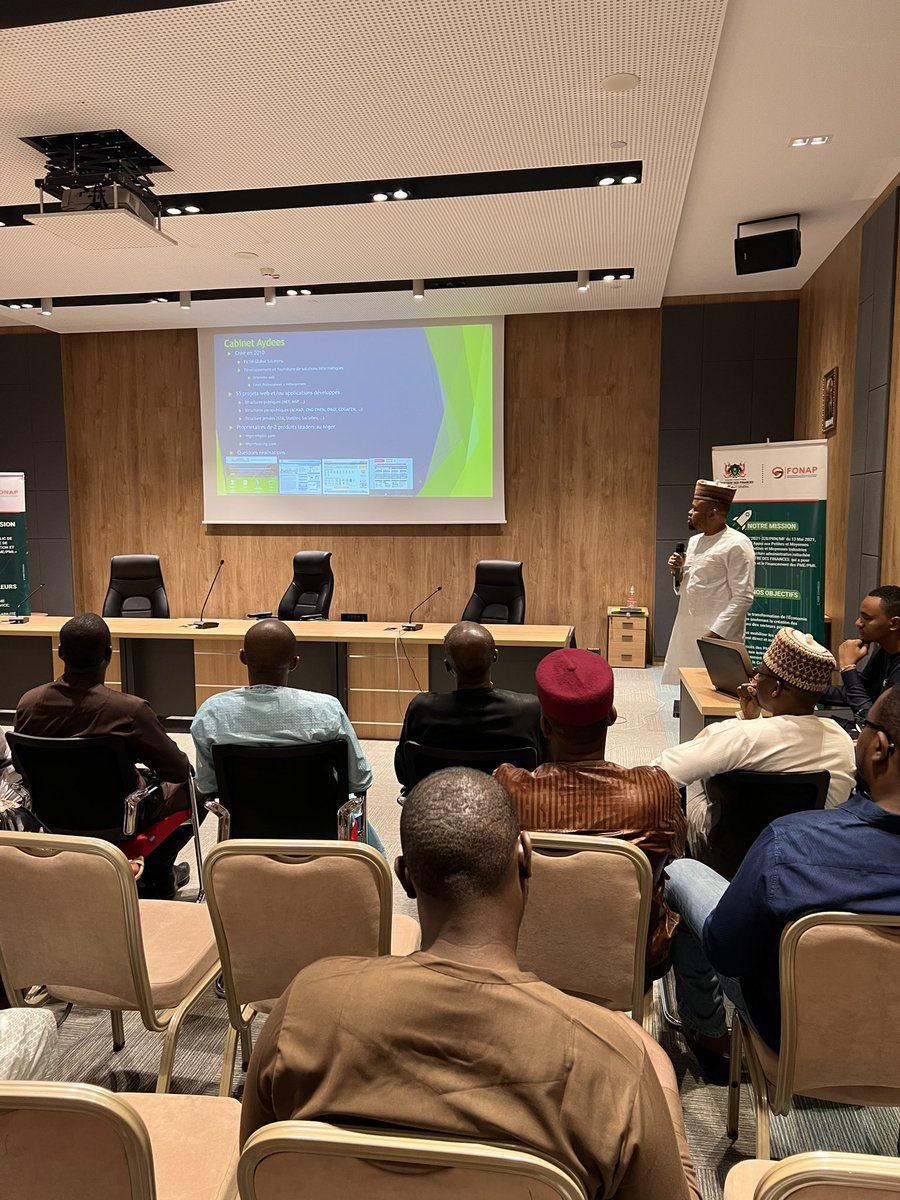 Nous avons eu le plaisir de présenter le projet de la plateforme digitale du #FONAP:fonap.ne à nos partenaires aujourd’hui. Leurs observations et suggestions recueillies seront précieuses pour améliorer la plateforme et répondre aux besoins des 1/3👇
#FONAP #AYDEES