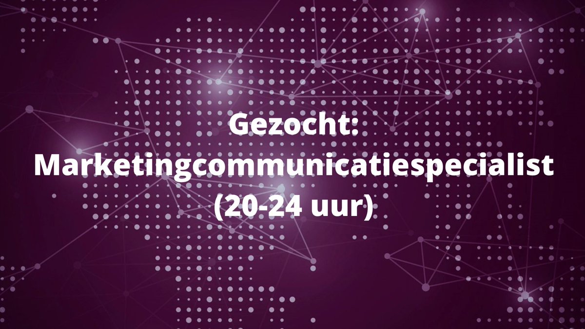 Wij zoeken een zelfstandige #marketingcommunicatiespecialist die de marketing- en communicatiestrategie van TKI Bouw en Techniek opstelt en uitvoert. Ben of ken jij degene die het leukste TKI positioneert in pakkende teksten, beelden en events? Reageer! ap.lc/ppgKC