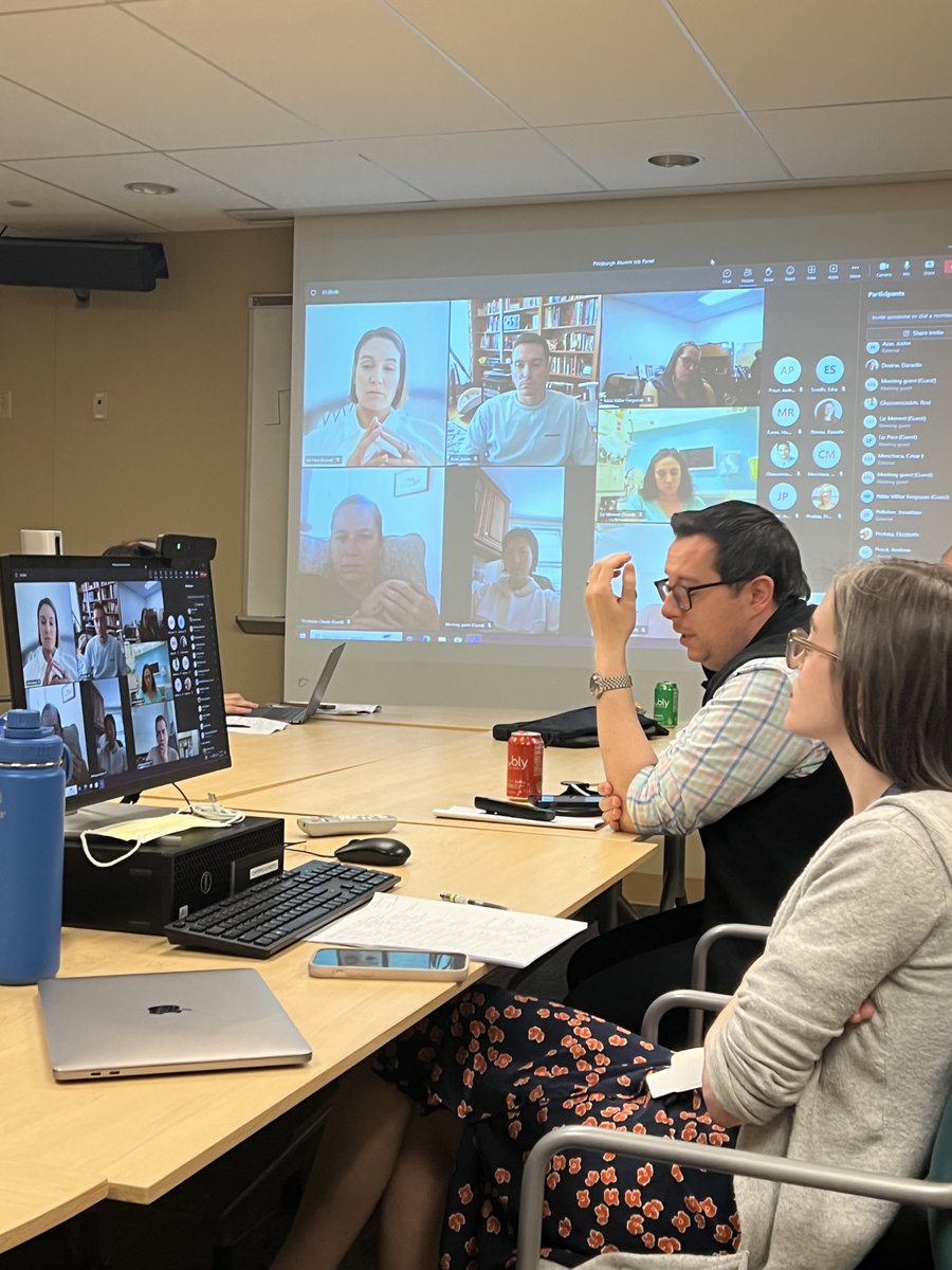 So much pride watching prior grads from all over the country mentor current fellows on navigating the job search!